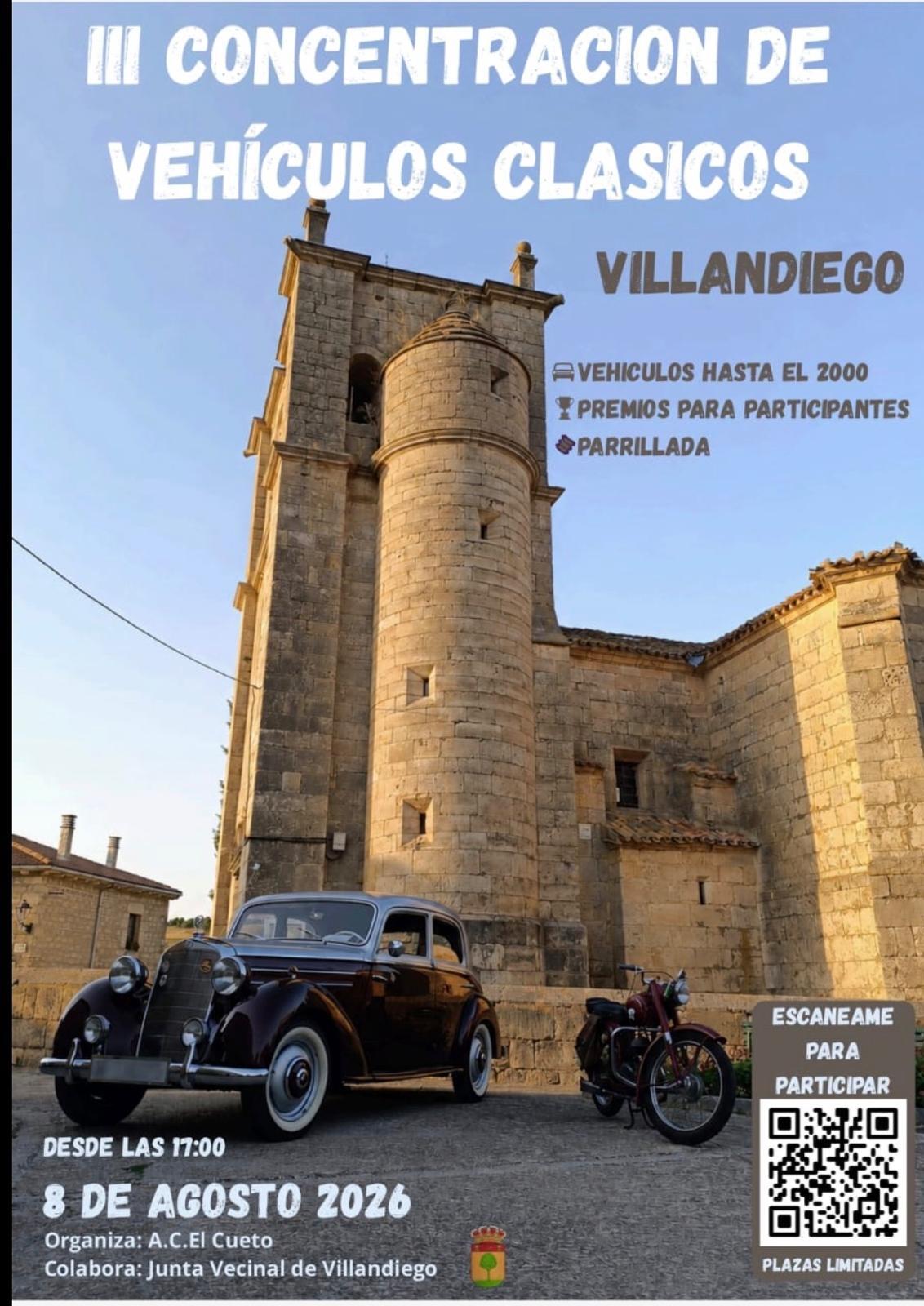III Concentración de vehículos clasicos en Villandiego