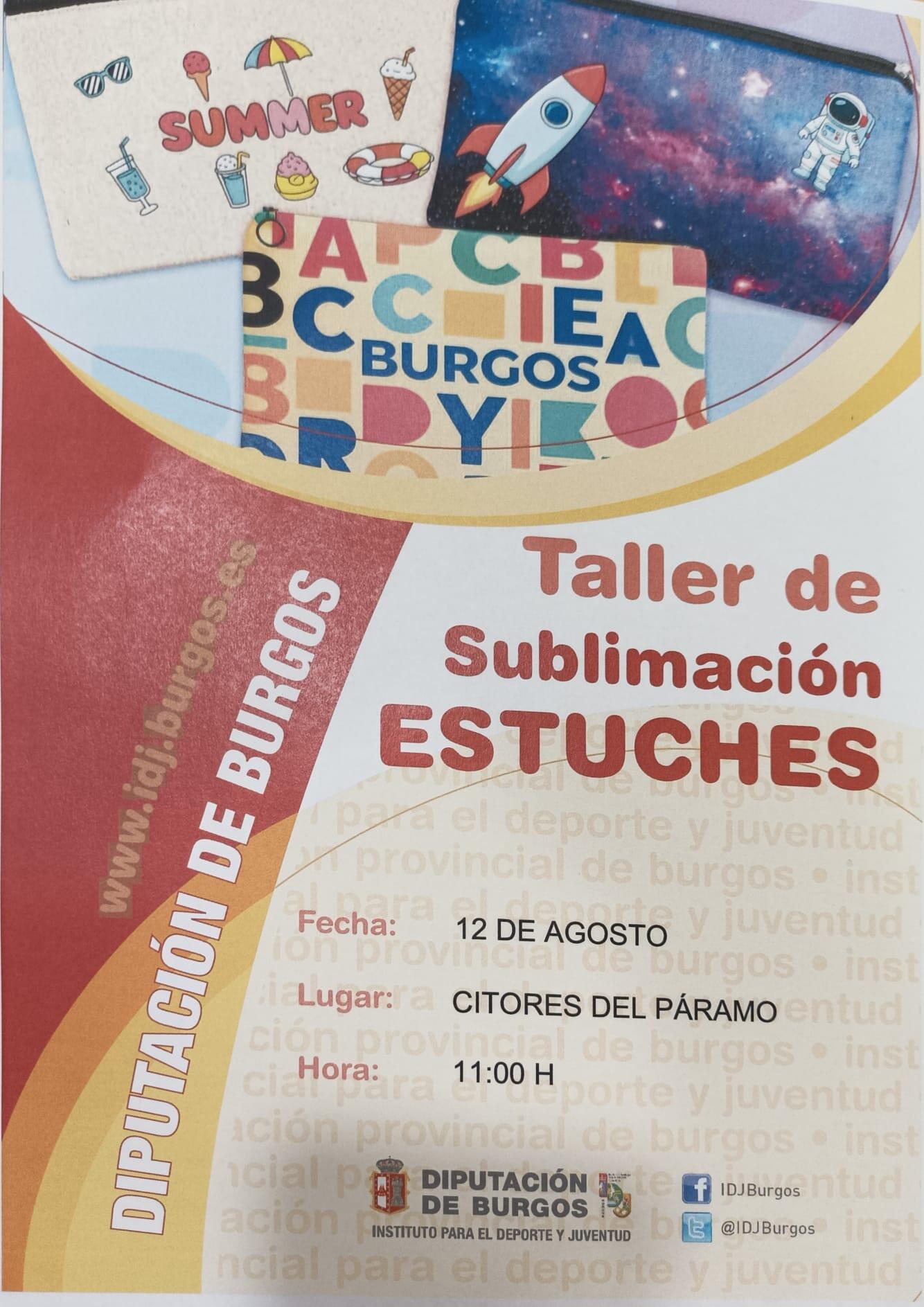 Taller de sublimación de estuches