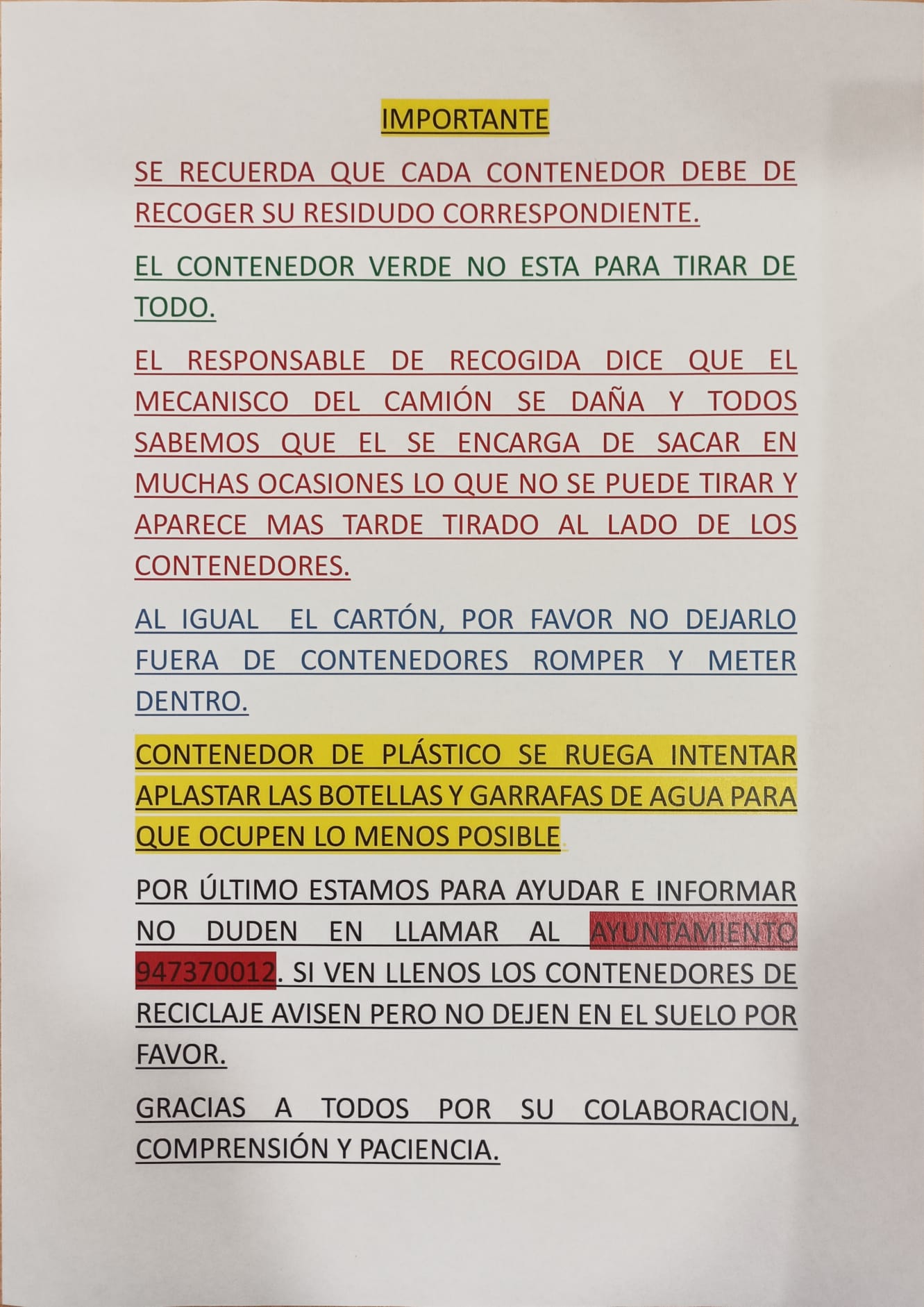 Importante